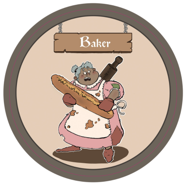 And yes, there are also a butcher and a candlestick maker! 