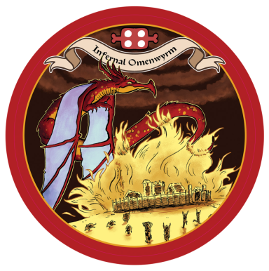 The largest fire dragon - fearsome!