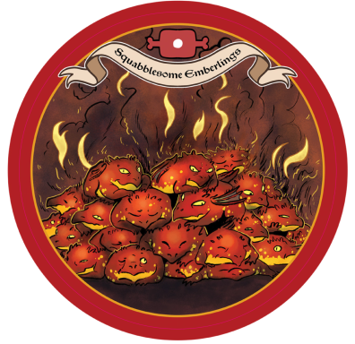 The smallest fire dragons.